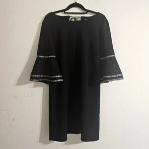 Sharagano Bell Sleeve Sheath Dress